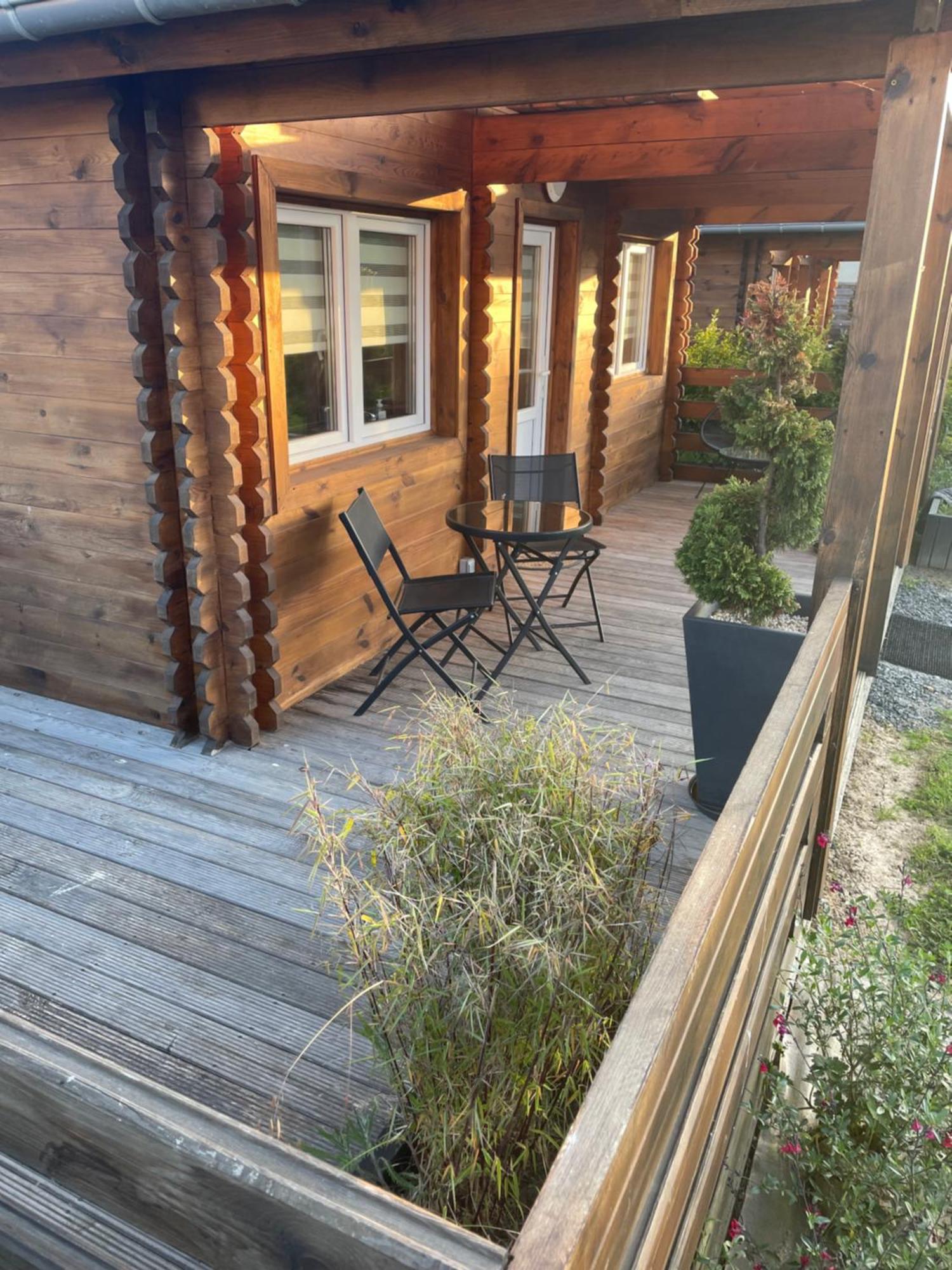 Vila Le Chalet De Vacances Hermival-les-Vaux Exteriér fotografie